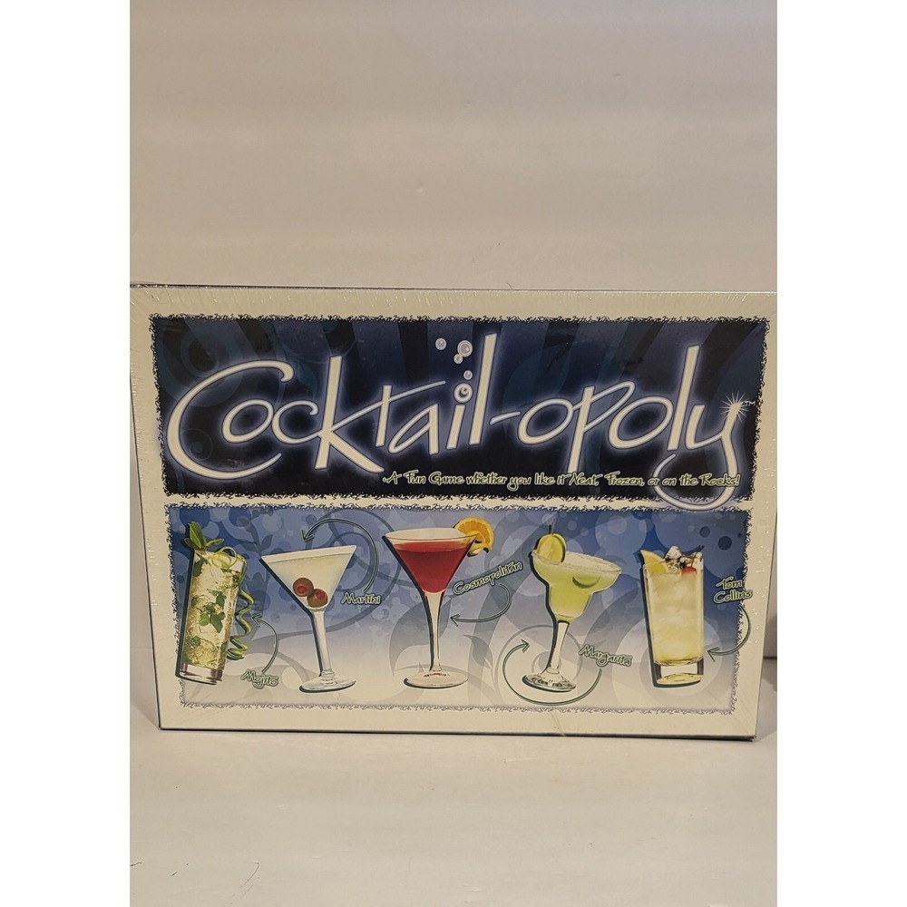 Late for the‎ Sky Cocktail-opoly Board Game Adult Party Bar Theme New Sealed